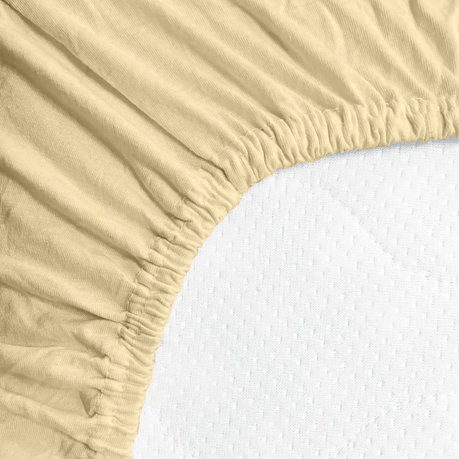 Prostěradlo jersey LUX 180x200 krémové