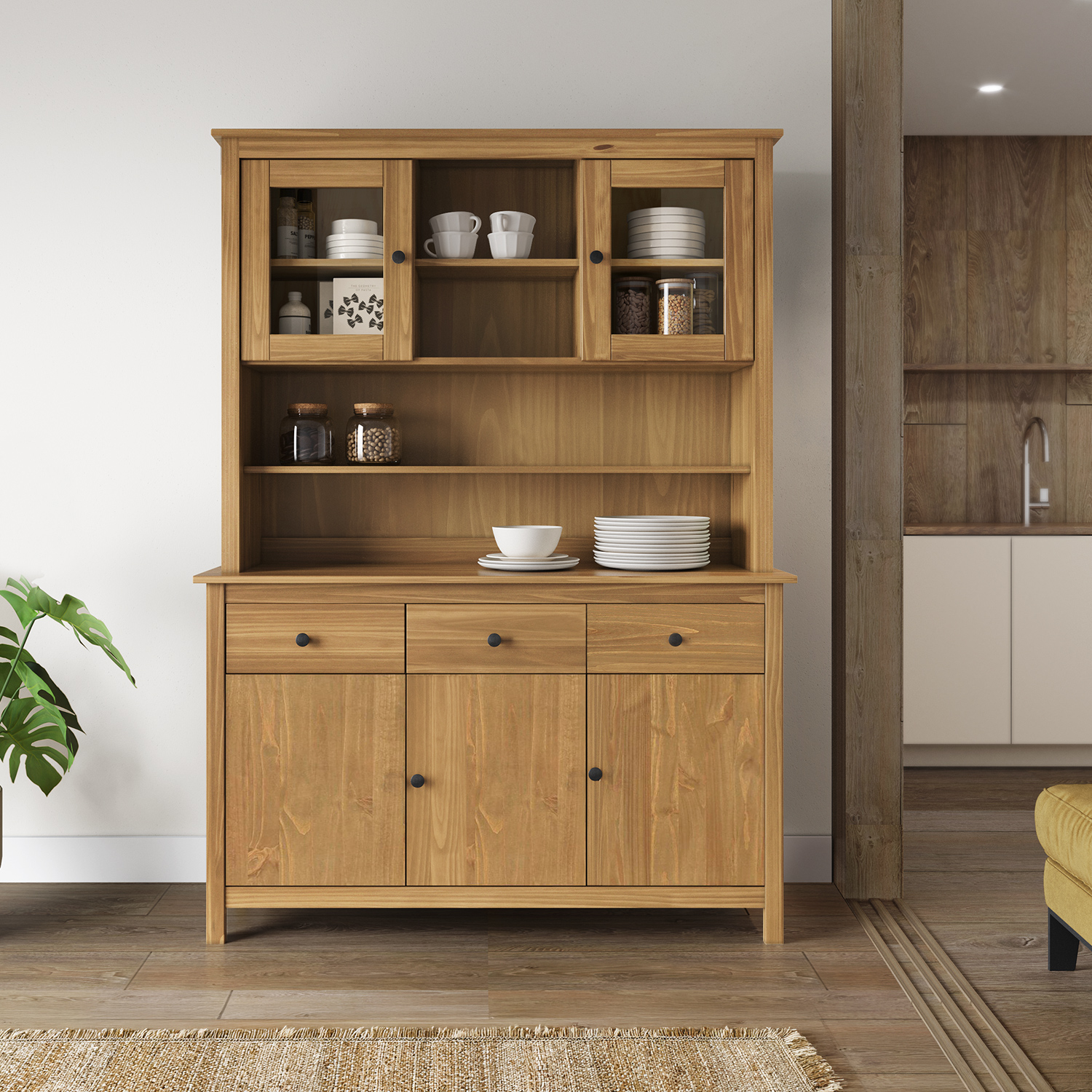 Sestava příborník TORINO vosk