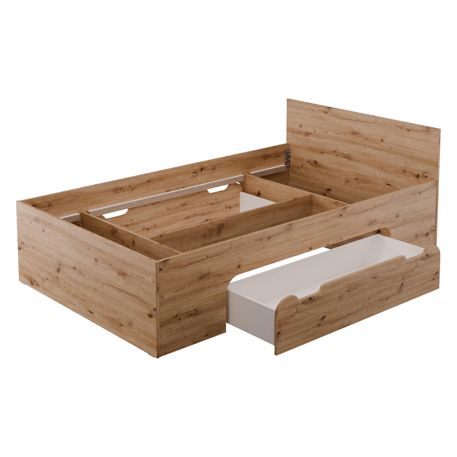 Jednolůžko NEST 120x200 dub Artisan