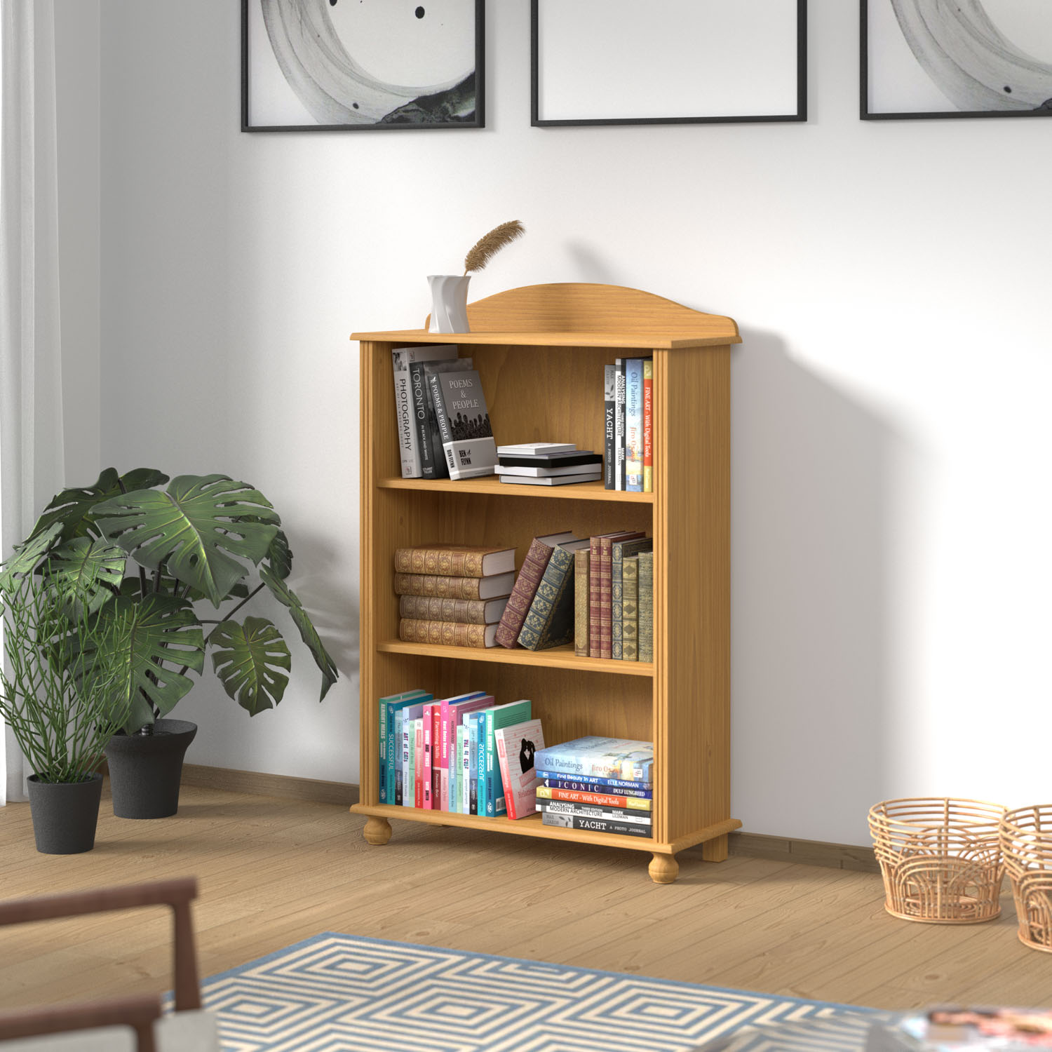 Knihovna 8047V masiv vosk