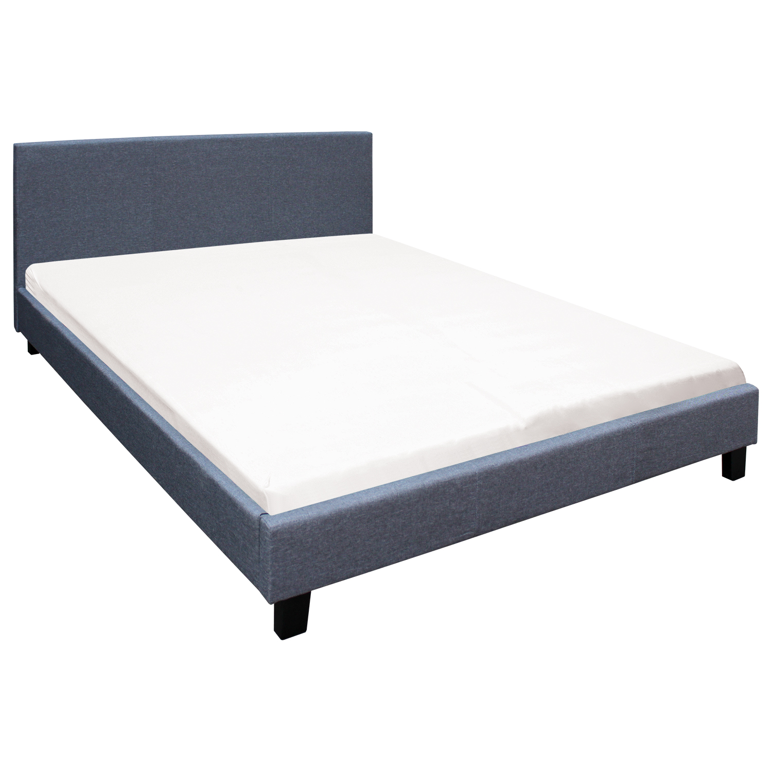 Čalouněné dvoulůžko COMFORT 160x200 šedé