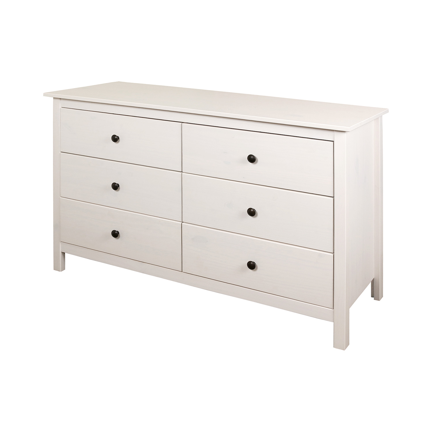 Komoda 6 zásuvek 8061B bílý lak