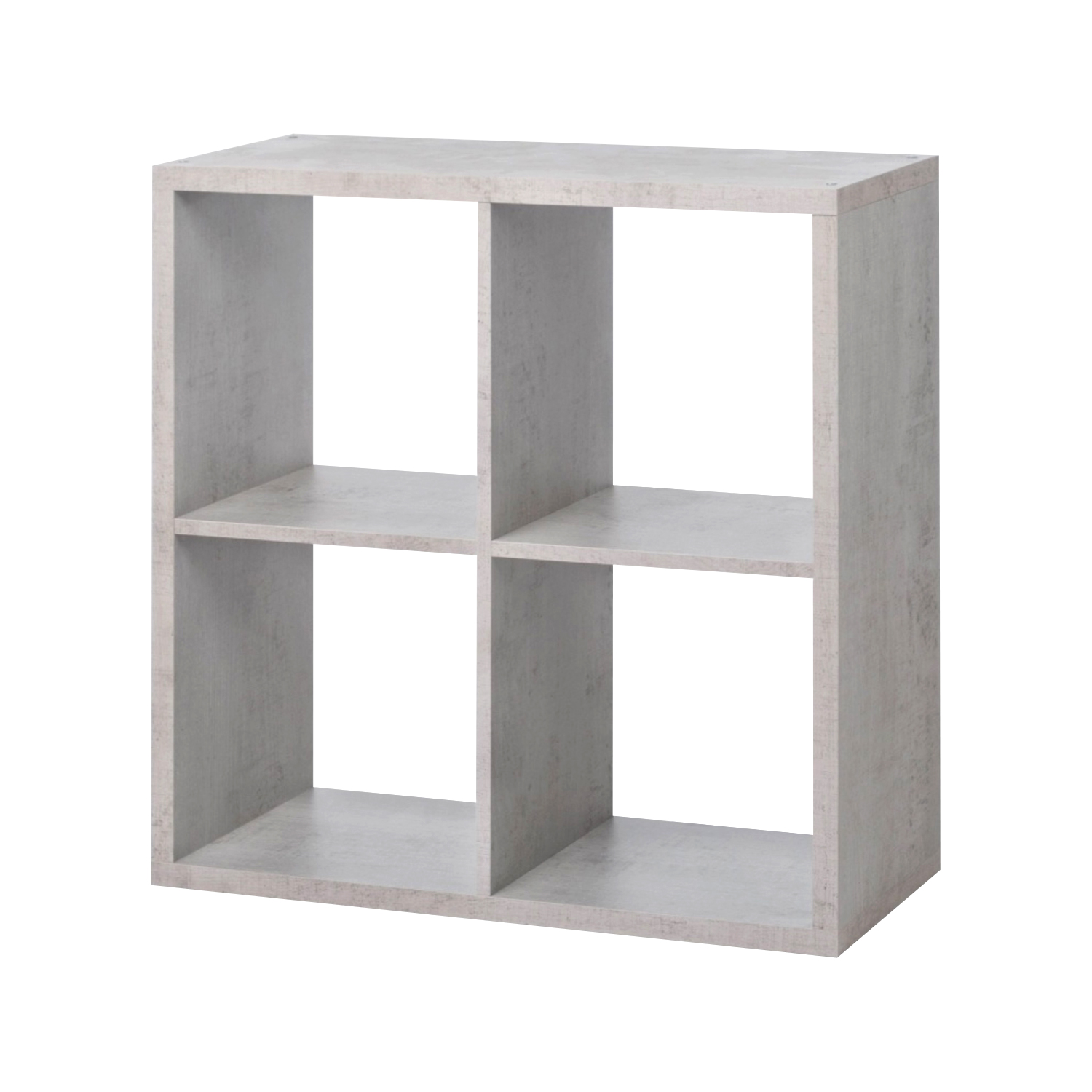 Knihovna MAX 4 kostka světlý beton