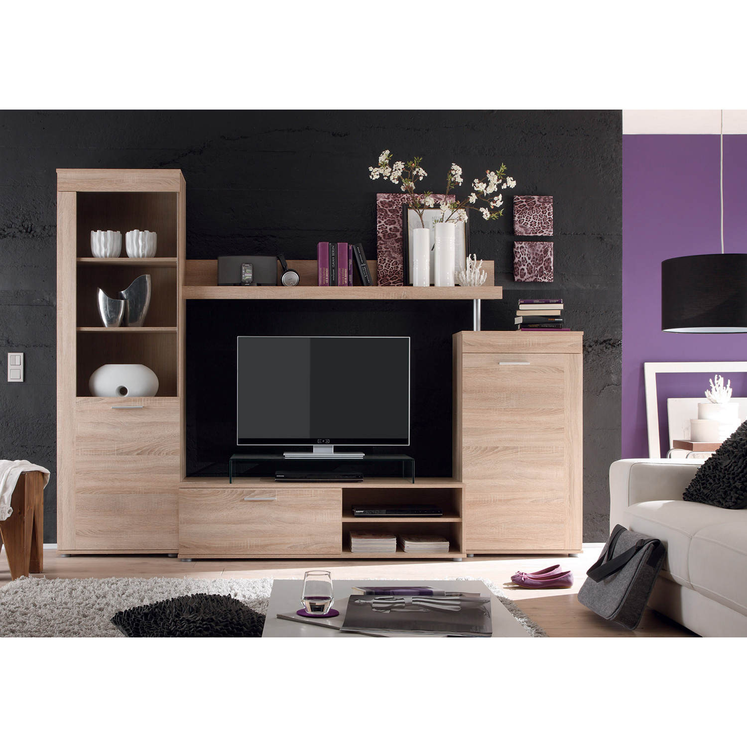 Obývací stěna DECOR dub