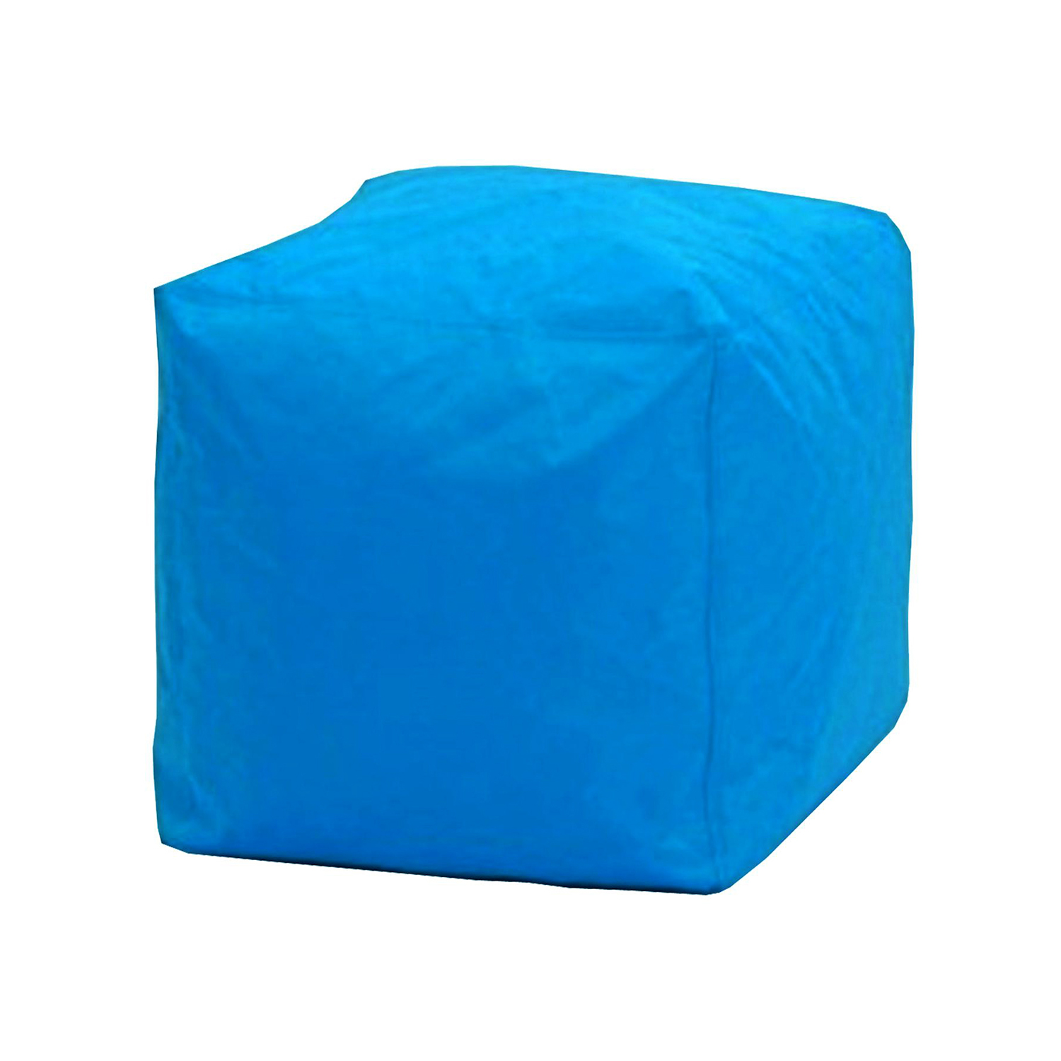 Sedací taburet CUBE modrý V20