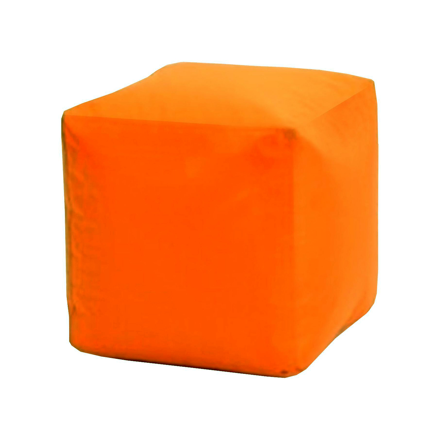 Sedací taburet CUBE oranžový V22