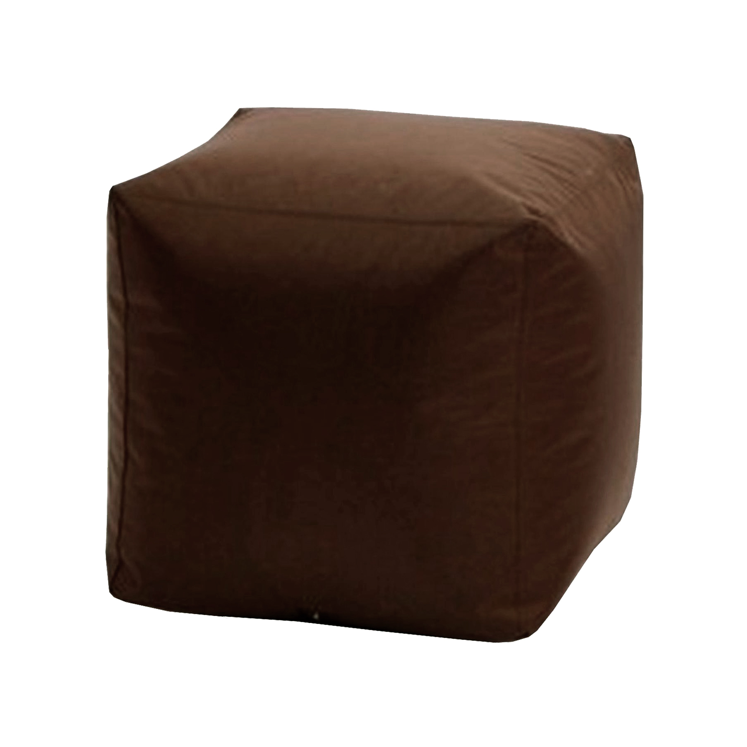 Sedací taburet CUBE hnědý V23