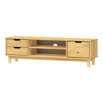 TV stolek 1 dveře + 2 zásuvky BONITO 2 lak