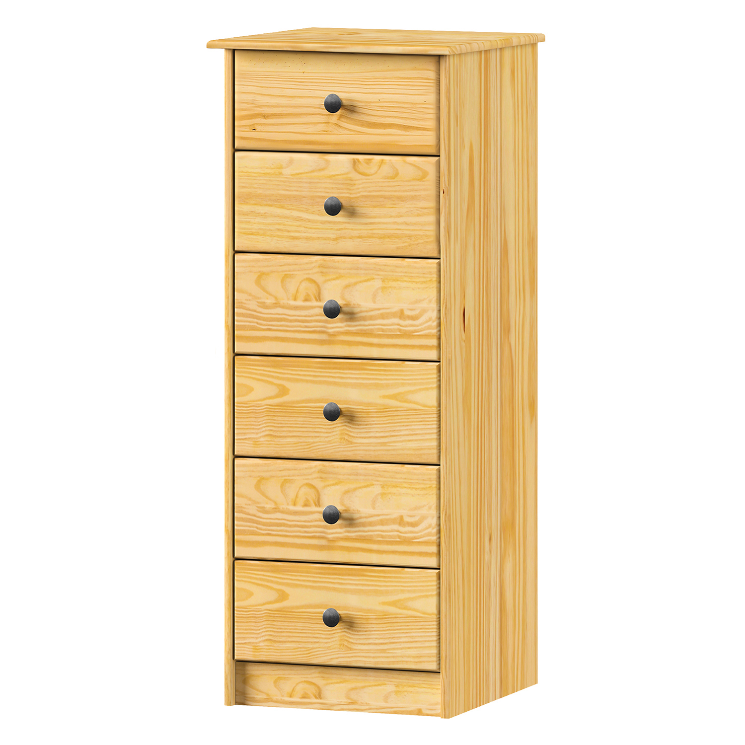 Komoda 3K - 6 zásuviek, kovové úchytky