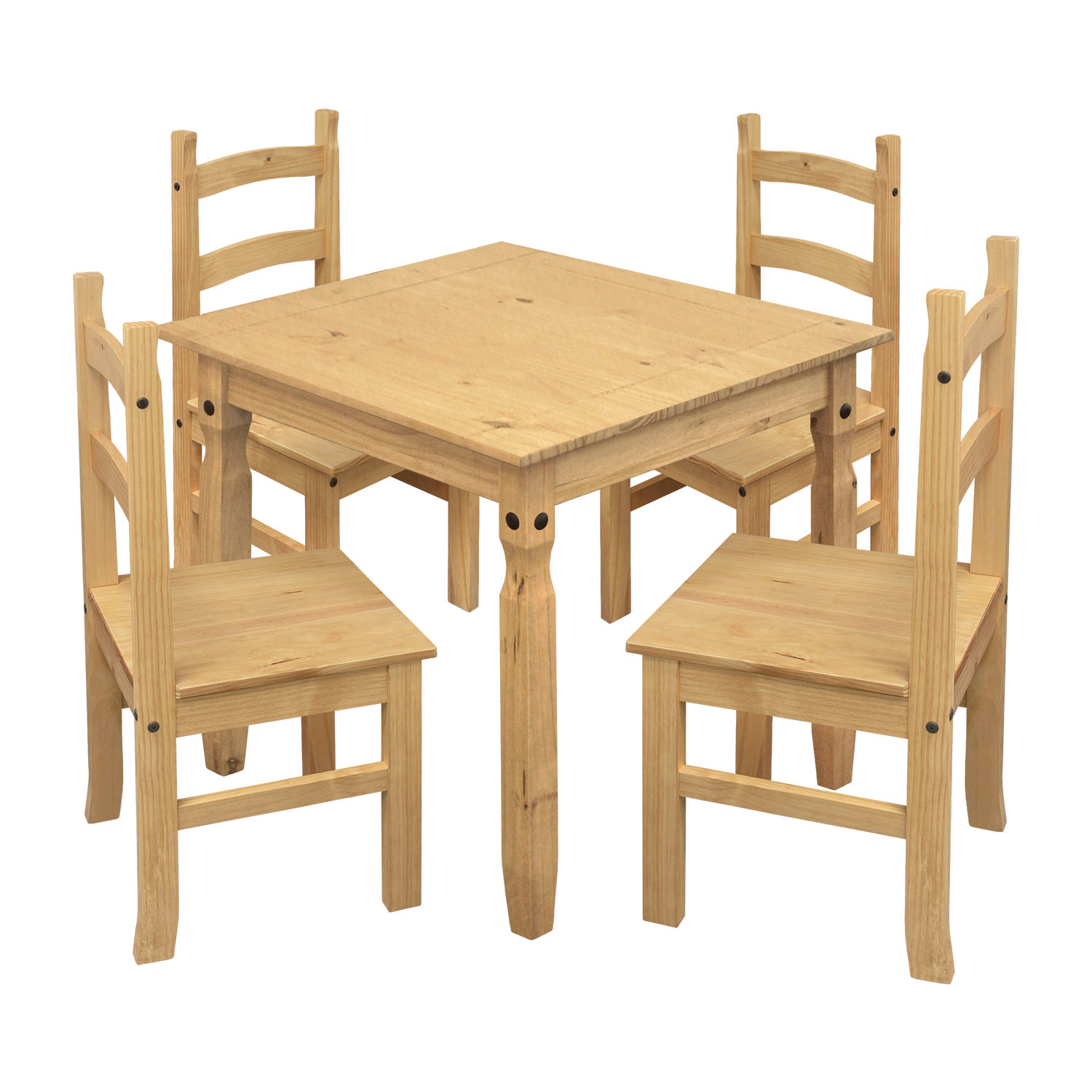 Jedálenský stôl 16117 + 4 stoličky 1627 CORONA 2