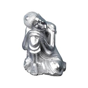 Buddha stříbrný