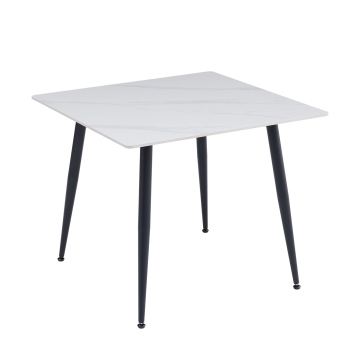 Jídelní stůl ADRIA 70x70 bílý mramor
