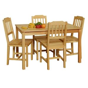 Stůl + 4 židle 8849 lak