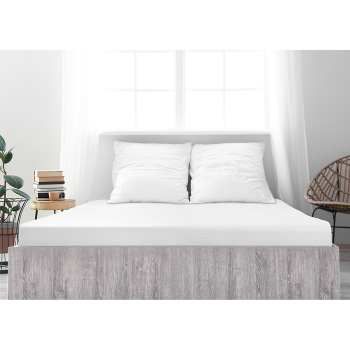 Prostěradlo jersey MAKO 140-160x200 bílé