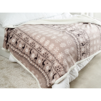 Deka BUFFALO 150x200 šedobílé vločky