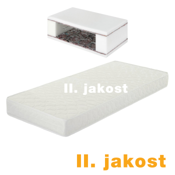 Pružinová matrace 90x200x16 II. jakost - ušpiněná