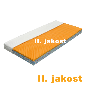 Matrace s potahem IDEA VISCO 90x200x15 II. jakost - ušpiněná