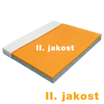 Matrace s potahem IDEA VISCO 160x200x15 II. jakost - ušpiněná