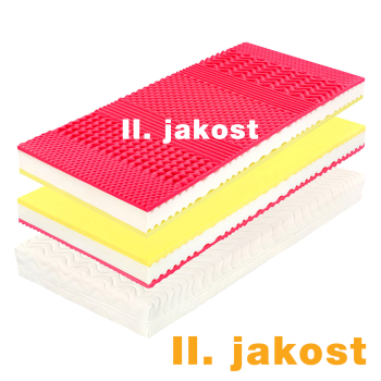 Matrace s potahem IDEA RIVIERA PLUS 90x200x18 II. jakost - ušpiněná