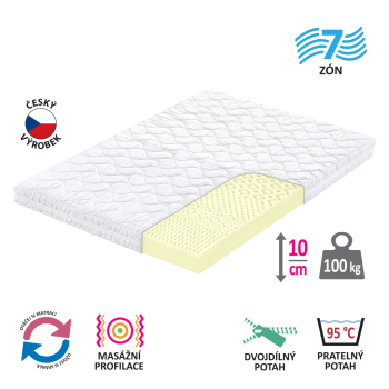 Matrace s potahem IDEA SMART 140x200x10